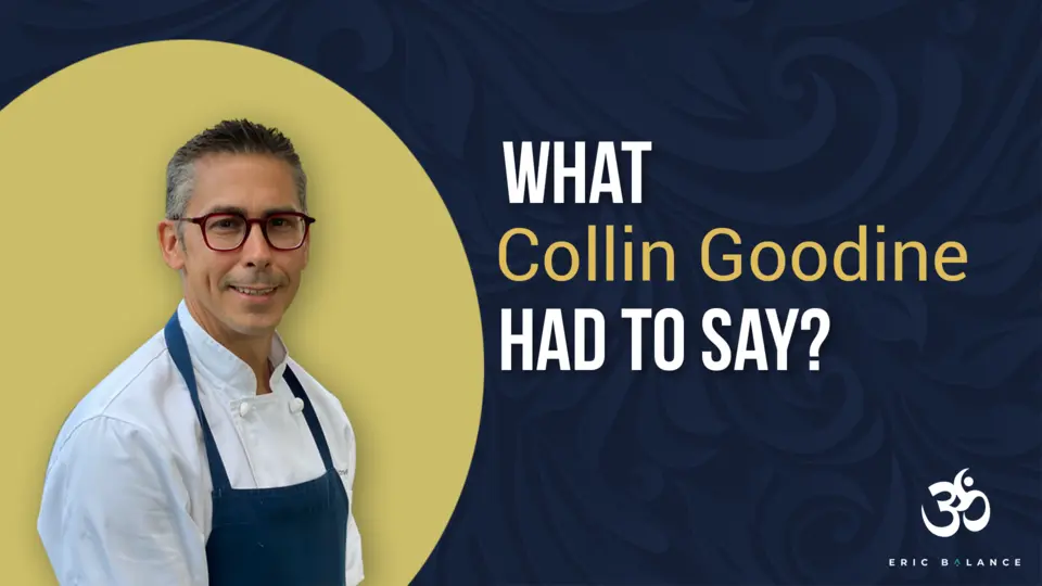 Collin Goodine speaking in his video testimonial